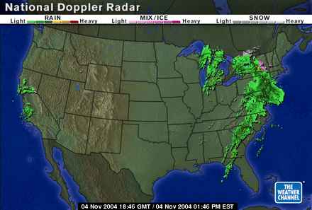 doppler radar map