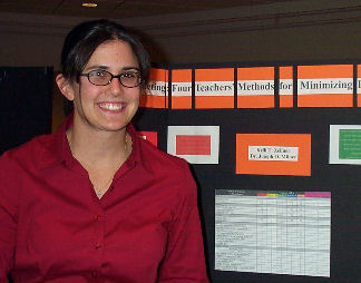 Kelli presenting at a conference.