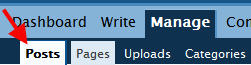 Manage Posts