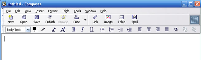 composer toolbar