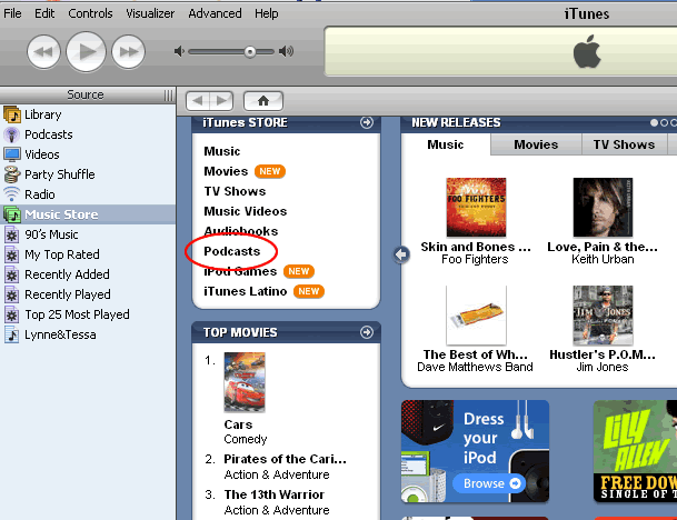 image of itunes