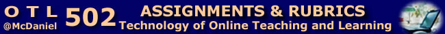 bar_assignments and rubrics