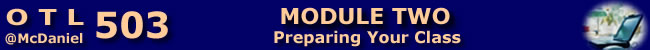 header for module two