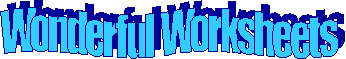 Wonderful Worksheets