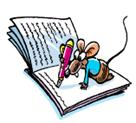 Writing poems is Wordy's favourite hobby