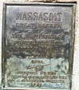 Massasoit Plaque