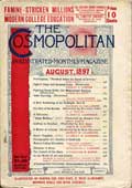 Magazine cover -- text design only