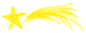 gold shooting star