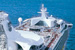 Photo: an aerial view of a cruise ship
