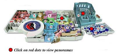 Exhibit Map with Virtual Targets