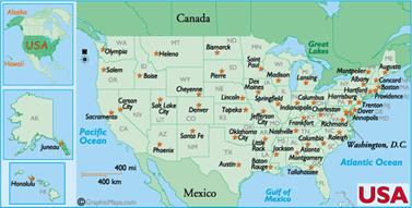 usa map