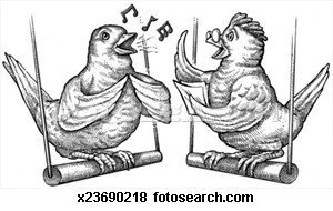 Stock Photo - bird getting singing 
lessons. fotosearch 
- search stock 
photos, pictures, 
images, and photo 
clipart