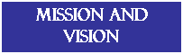 Text Box: Mission and vision