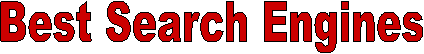 Best Search Engines