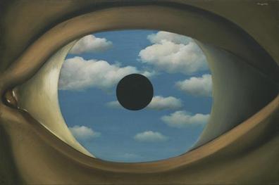 René Magritte. The False Mirror. 1928