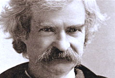 Mark Twain in 1895.