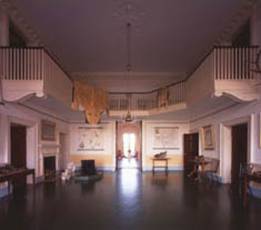 View of Monticello's Entrance Hall looking into Parlor