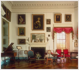 View of Monticello's Library, or Book Room
