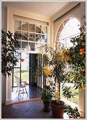 View of Monticello'sSouth Piazza (Greenhouse)