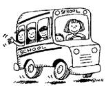 school bus with kids