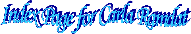 Index Page for Carla Ramdat