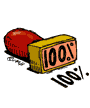 100% stamp 