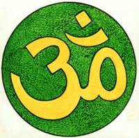  , the most sacred syllable and quintessential symbol of Hinduism, represents the first manifestation of the unmanifest Brahman.